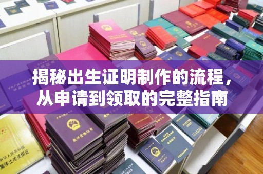 莿桐揭秘出生证明制作的流程，从申请到领取的完整指南